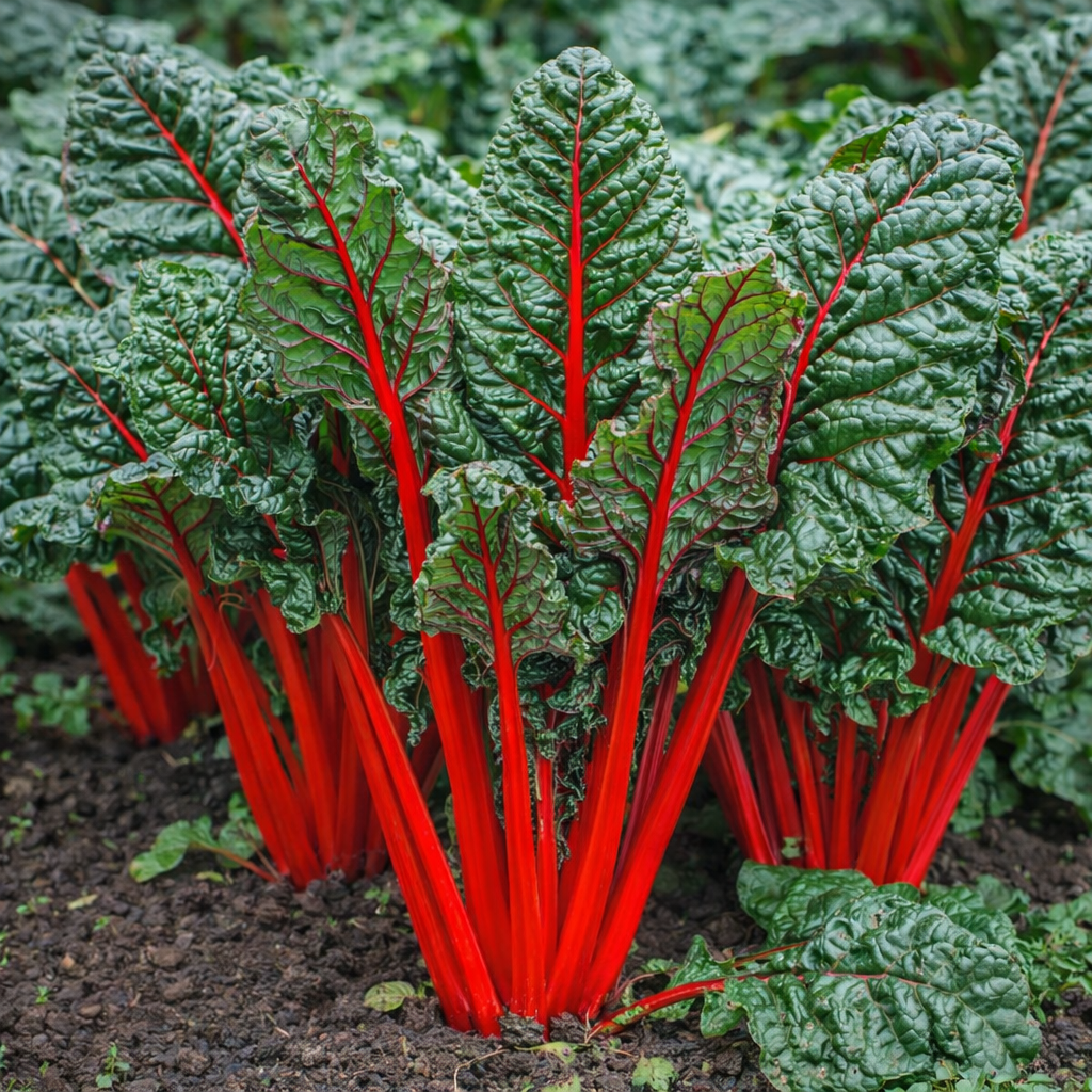 Swiss Chard Red Seeds - 30 Seeds Pack | Chemical-Free | Easy to Grow