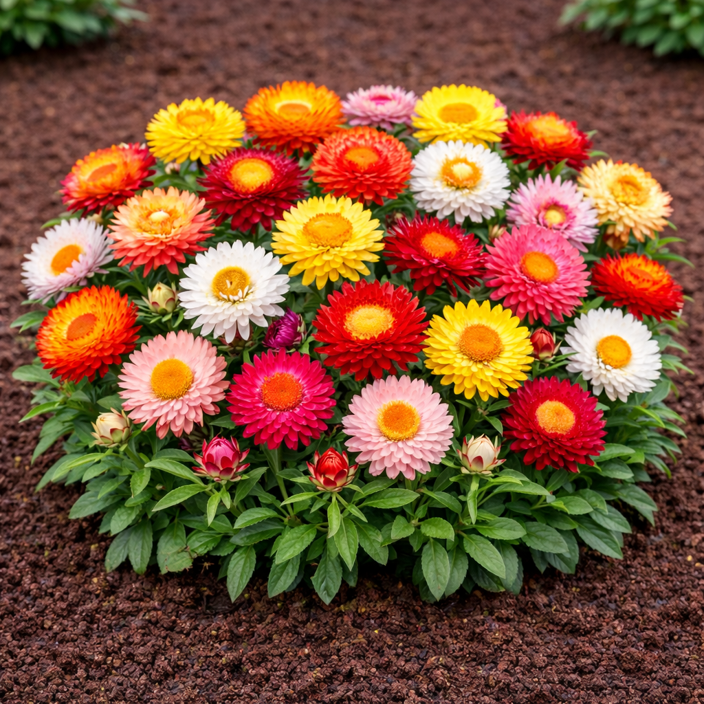 Helichrysum Bracteatum Dwarf Mixed Seeds - 100 Seeds Pack | Chemical-Free | Easy to Grow