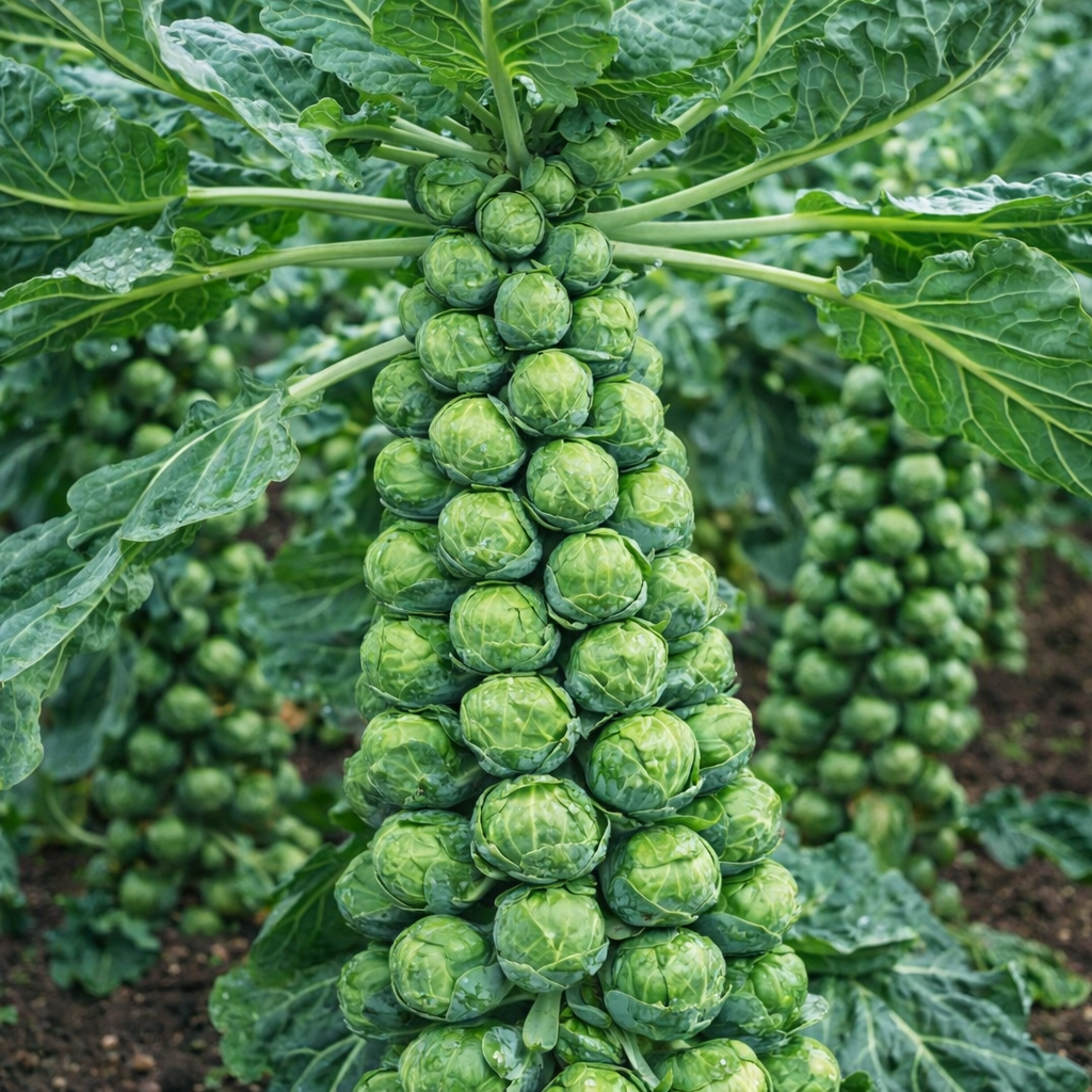 Long Island Brussels Sprouts Seeds - 50 Seeds Pack | Chemical-Free | Easy to Grow