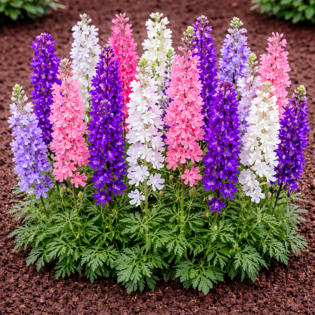 Larkspur Imperial Mixed Seeds - 100 Seeds pack | Chemical-Free | Easy to Grow