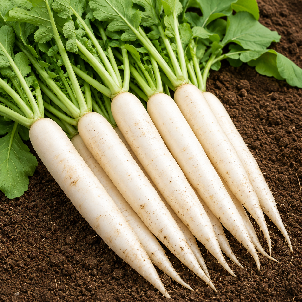 Radish (Mooli Desi) – Naati / Desi Seeds (30 Seeds Pack) | Open Pollinated | Chemical-Free