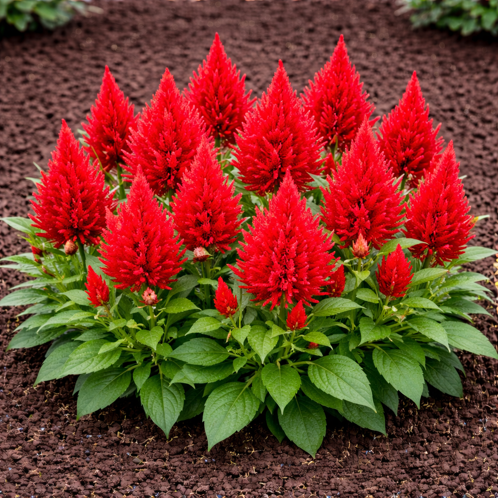 Celosia Pulmosa Red Seeds - 50 Seeds Pack | Chemical-Free | Easy to Grow