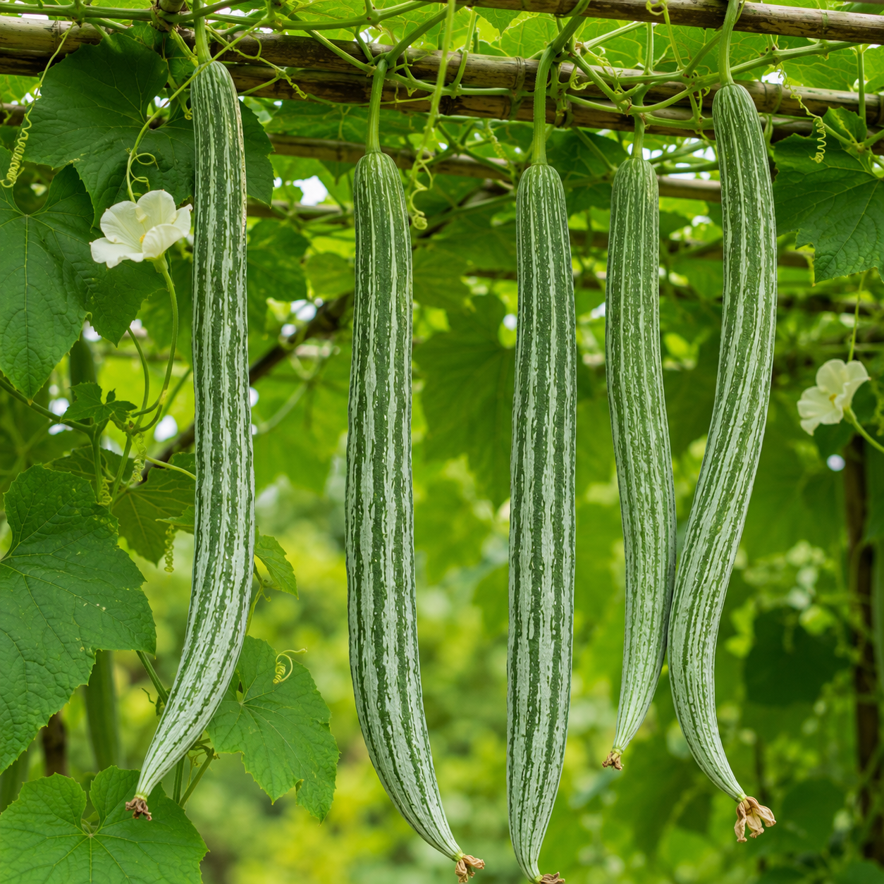 Snake Gourd – Naati / Desi Seeds (30 Seeds Pack) | Open Pollinated | Chemical-Free