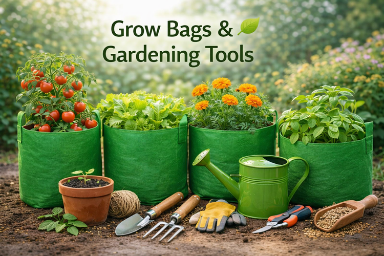 Grow Bags & Gardening Tools
