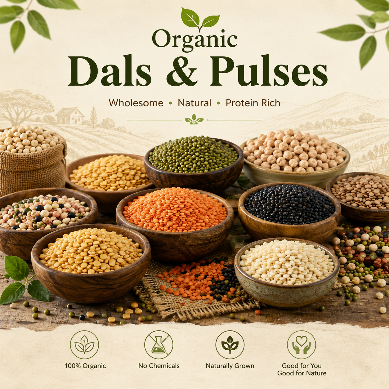 Organic Dals & Pulses