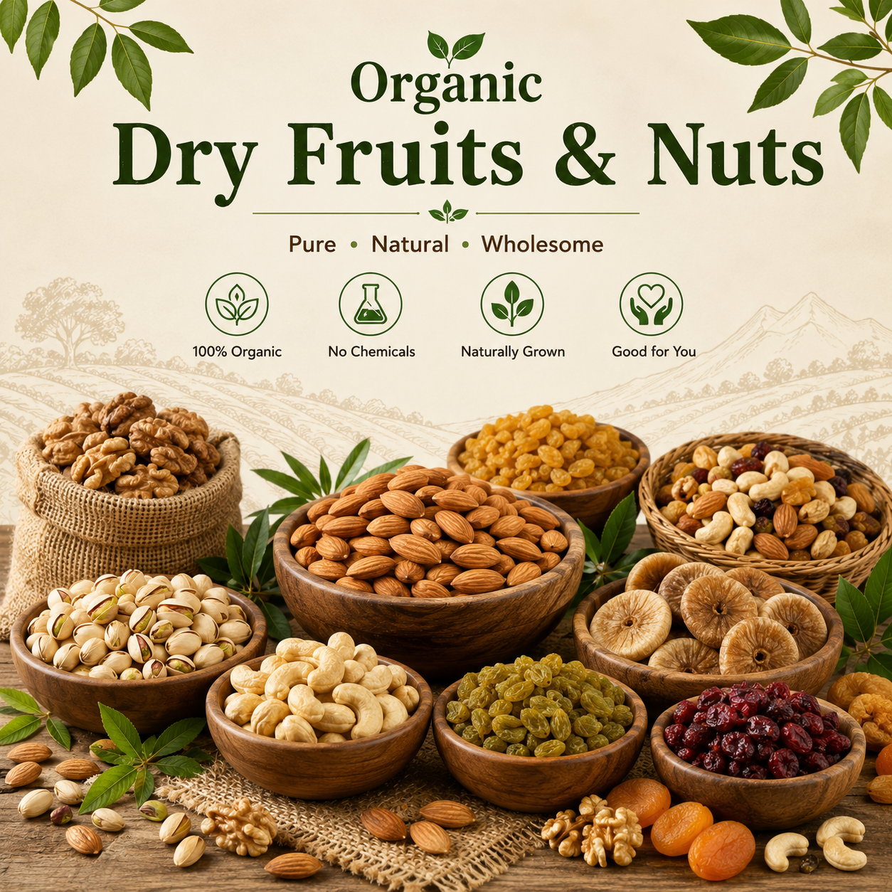 Organic Dry Fruits & Nuts
