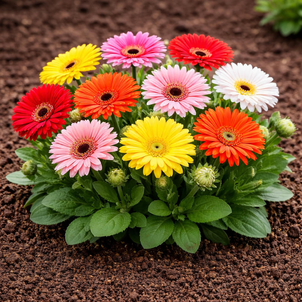 Micro Mini Gerbera Seeds - 30 Seeds Pack | Chemical-Free | Easy to Grow