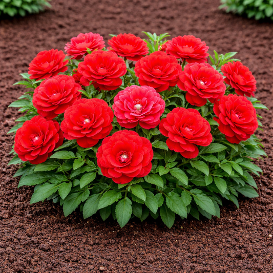 Balsamine Rose Flower Seeds - 100 Seeds Pack | Chemical-Free | Easy to Grow