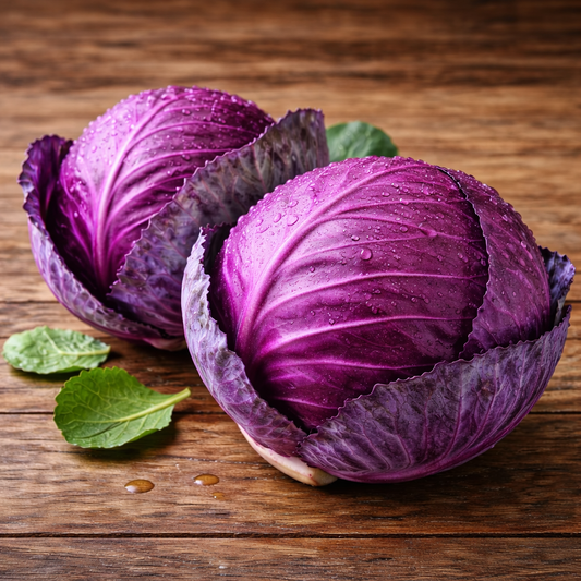 Red Cabbage Seeds - 50 Seeds Pack | Chemical-Free | Easy to Grow