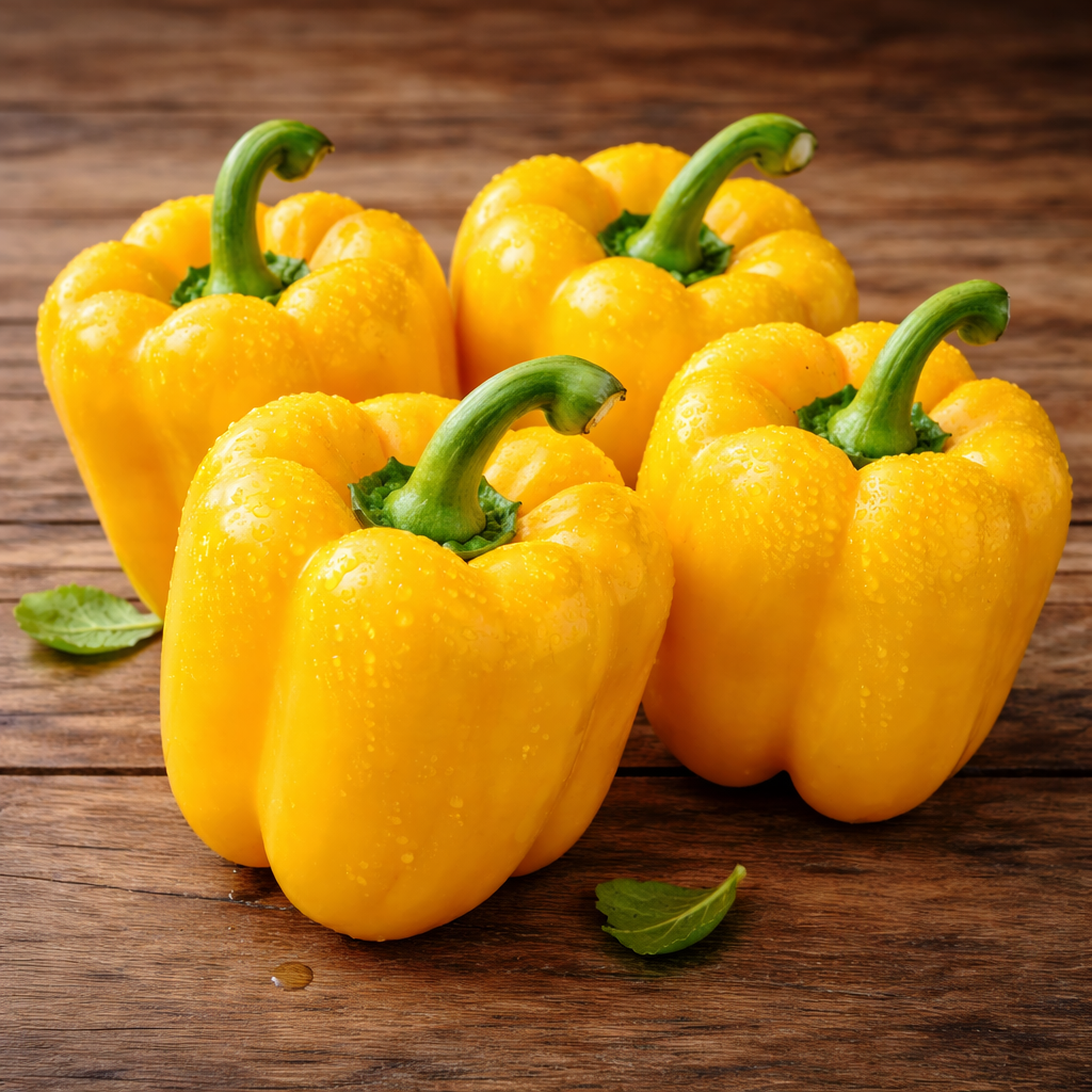 Capsicum Yellow - 30 Seeds pack | Chemical-Free | Easy to Grow