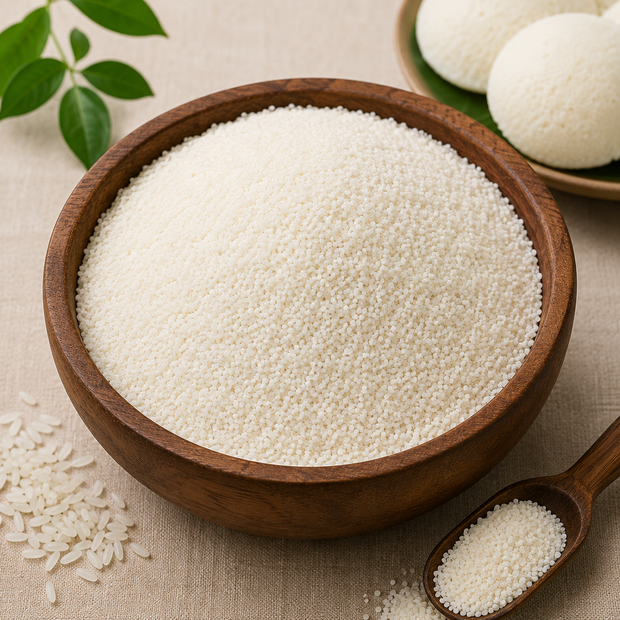 Idli Rice Rava – Certified Organic – Sahaja Organic