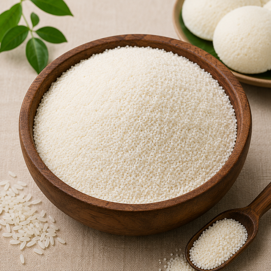 Idli Rice Rava – Certified Organic – Sahaja Organic