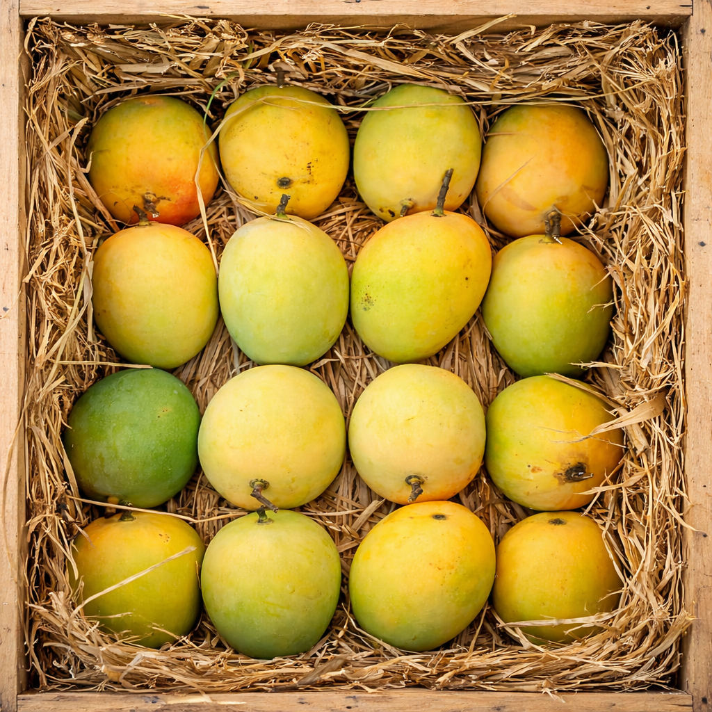 Ratnagiri Alphonso Mango – Ramakanth Farm – Naturally Ripened – 12 pcs (Preorder)