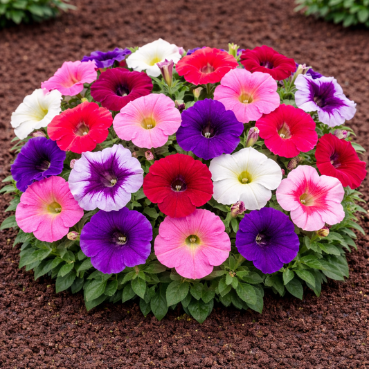 Petunia Grandiflora Mixed Seeds - 100 Seeds Pack | Chemical-Free | Easy to Grow