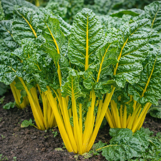 Swiss Chard Bright Yellow Seeds - 50 Seeds Pack | Chemical-Free | Easy to Grow