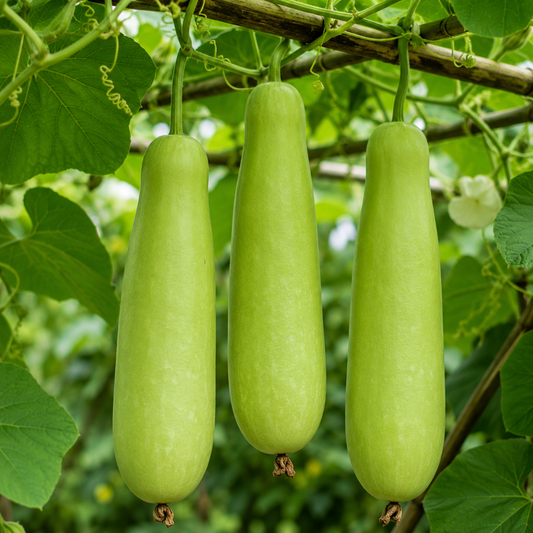 Bottle Gourd (Lauki / Sorakaya) – Naati / Desi Seeds (30 Seeds Pack) | Open Pollinated | Chemical-Free