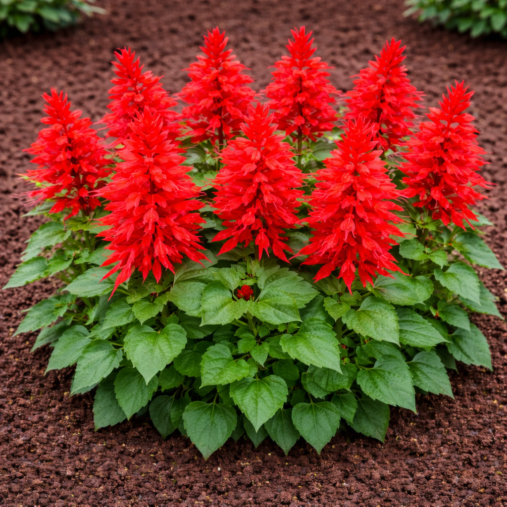 Salvia Bon Fire Seeds - 30 Seeds Pack | Chemical-Free | Easy to Grow