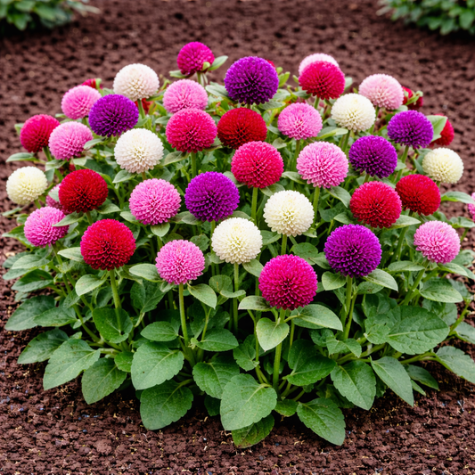 Gomphrena Globe Mixed Seeds - 100 Seeds Pack | Chemical-Free | Easy to Grow