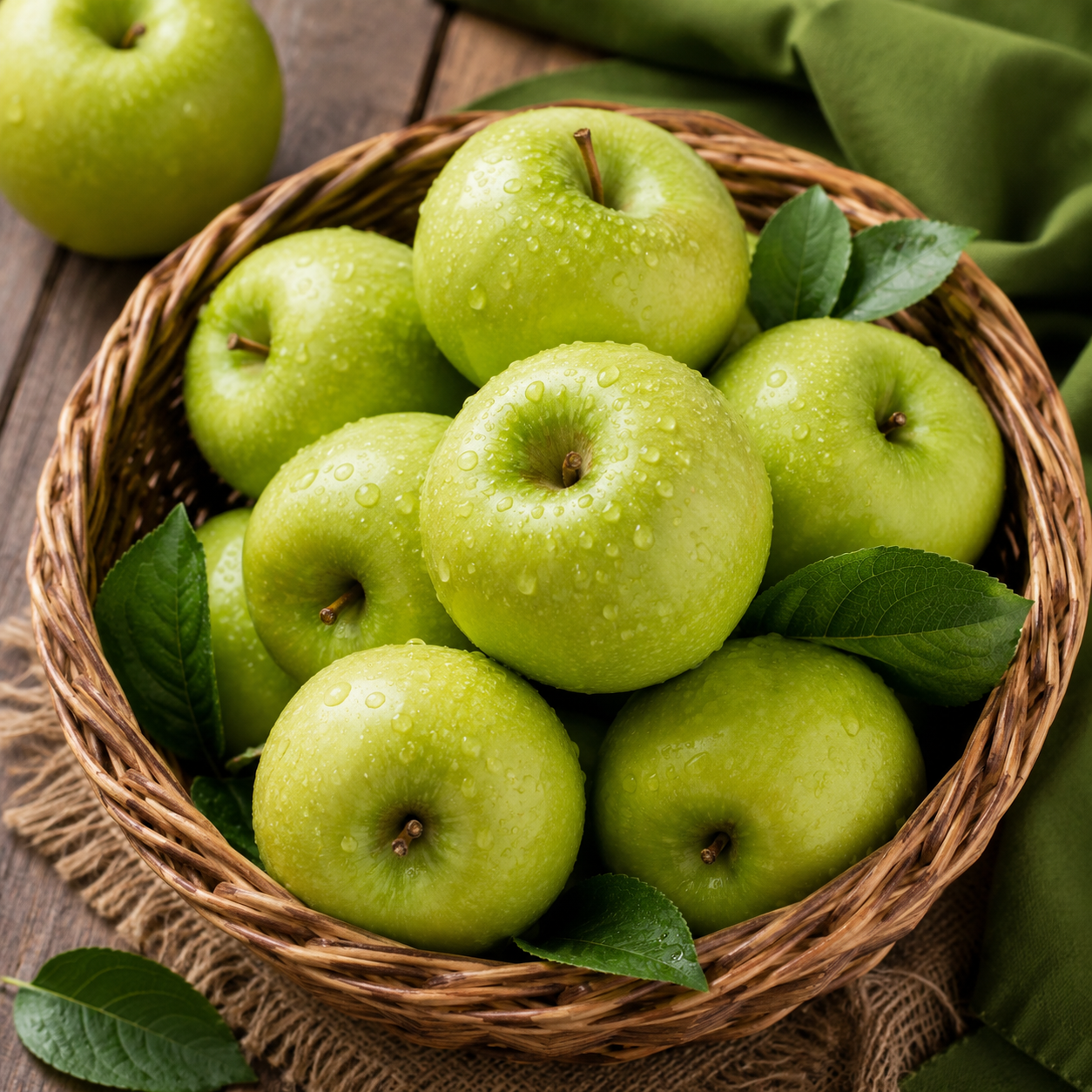 Green Apple – Organically Grown – 1 Kg – Organic Emporio Farm