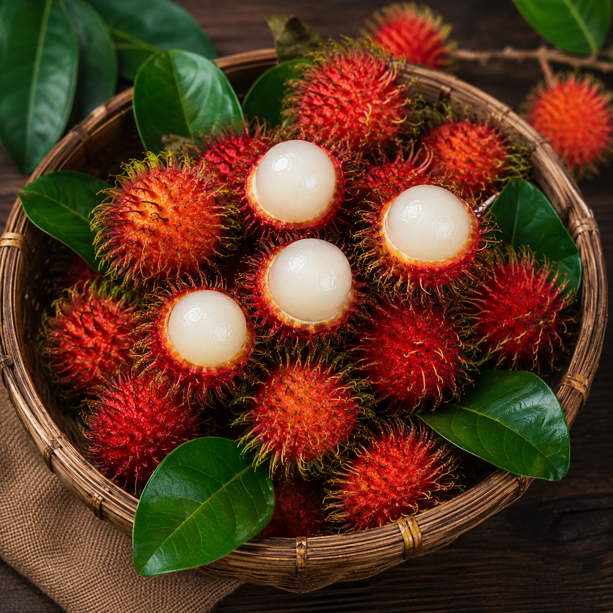 Rambutan – Organically Grown – Preorder – 1 Kg – Leela Farm