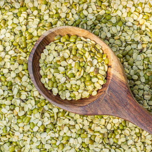 Moong Dal with Skin (Split Green Gram) – Certified Organic – Sahaja Organic