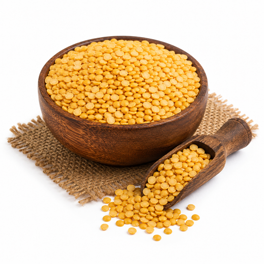 Toor Dal (Split Pigeon Peas) – Certified Organic – Sahaja Organic